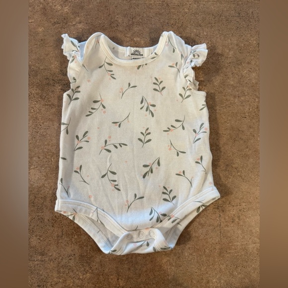 5 PACK! Pink and White Bodysuits Soft Cotton One Pieces - Picture 6 of 16